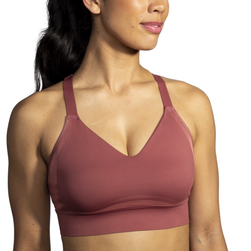 Drive Interlace Run Bra in Terracotta in 36DD/E